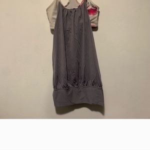 Lululemon No Limits Tank Fossil / Blurred Blossoms Multi Colour